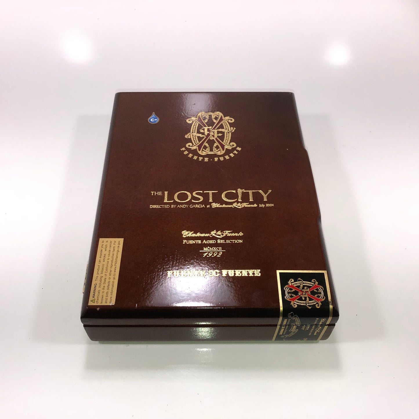 Arturo Fuente Opus X The Lost City Robusto Empty Wooden Cigar Box 7.5x10x2.25