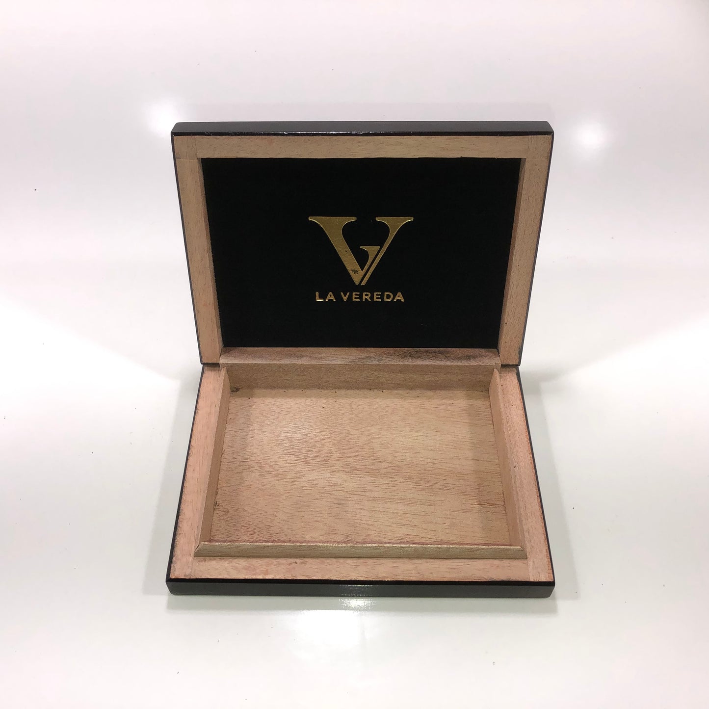 Crowned Heads La Vereda Empty Wooden Cigar Box 7.5x5.5x1.5