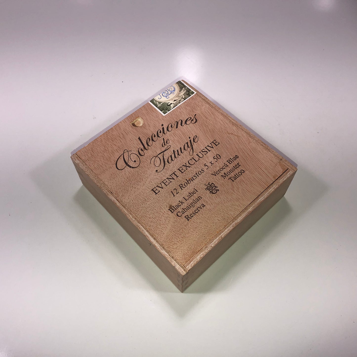 Tatuaje Event Exclusive Empty Wooden Cigar Box 5.25x5.5x2