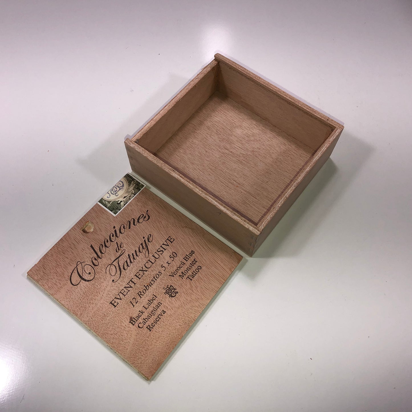 Tatuaje Event Exclusive Empty Wooden Cigar Box 5.25x5.5x2