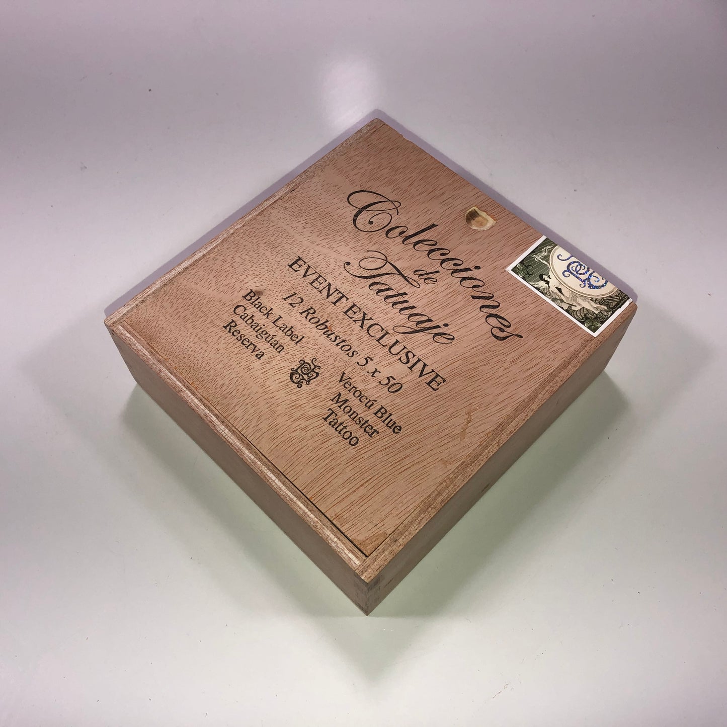 Tatuaje Event Exclusive Empty Wooden Cigar Box 5.25x5.5x2