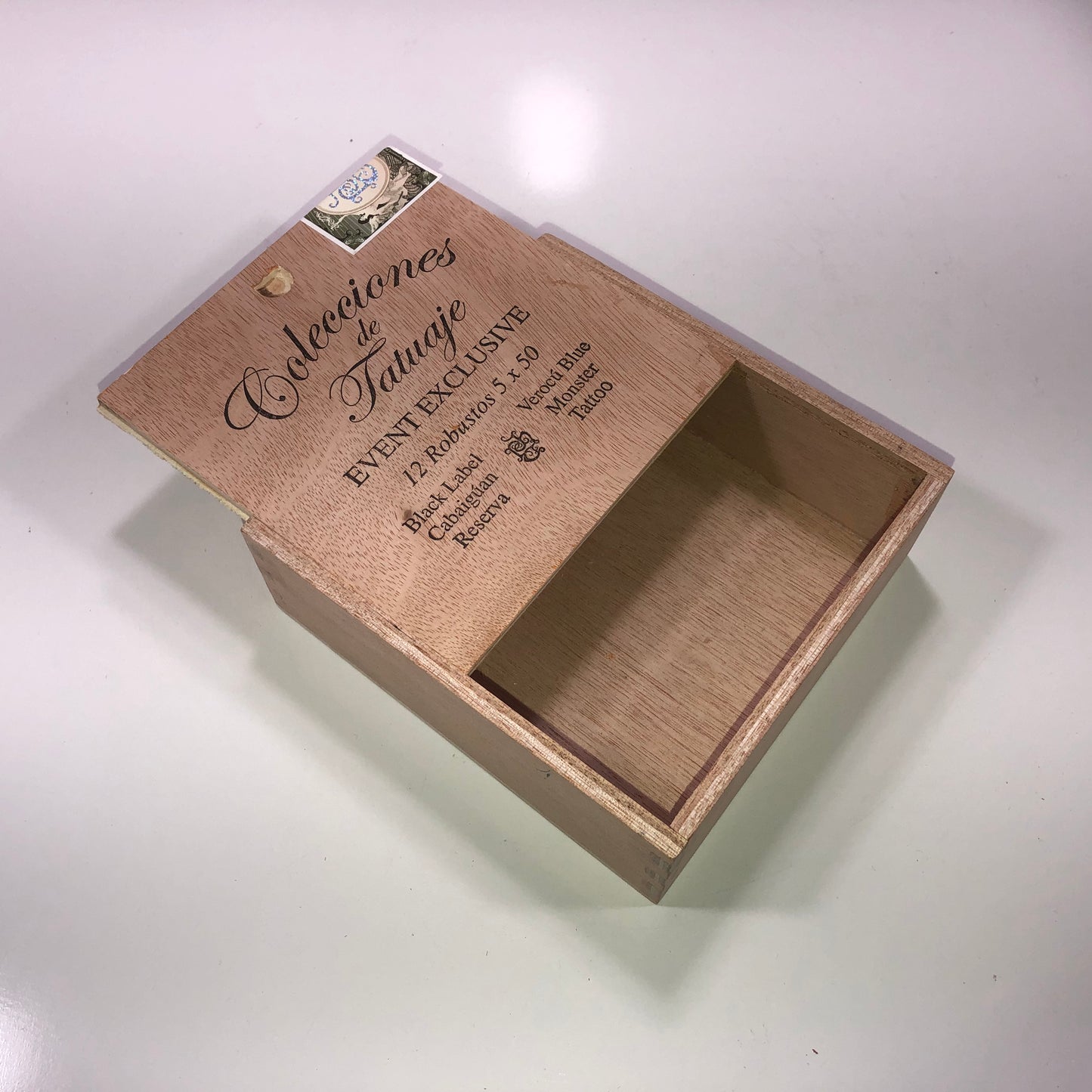 Tatuaje Event Exclusive Empty Wooden Cigar Box 5.25x5.5x2