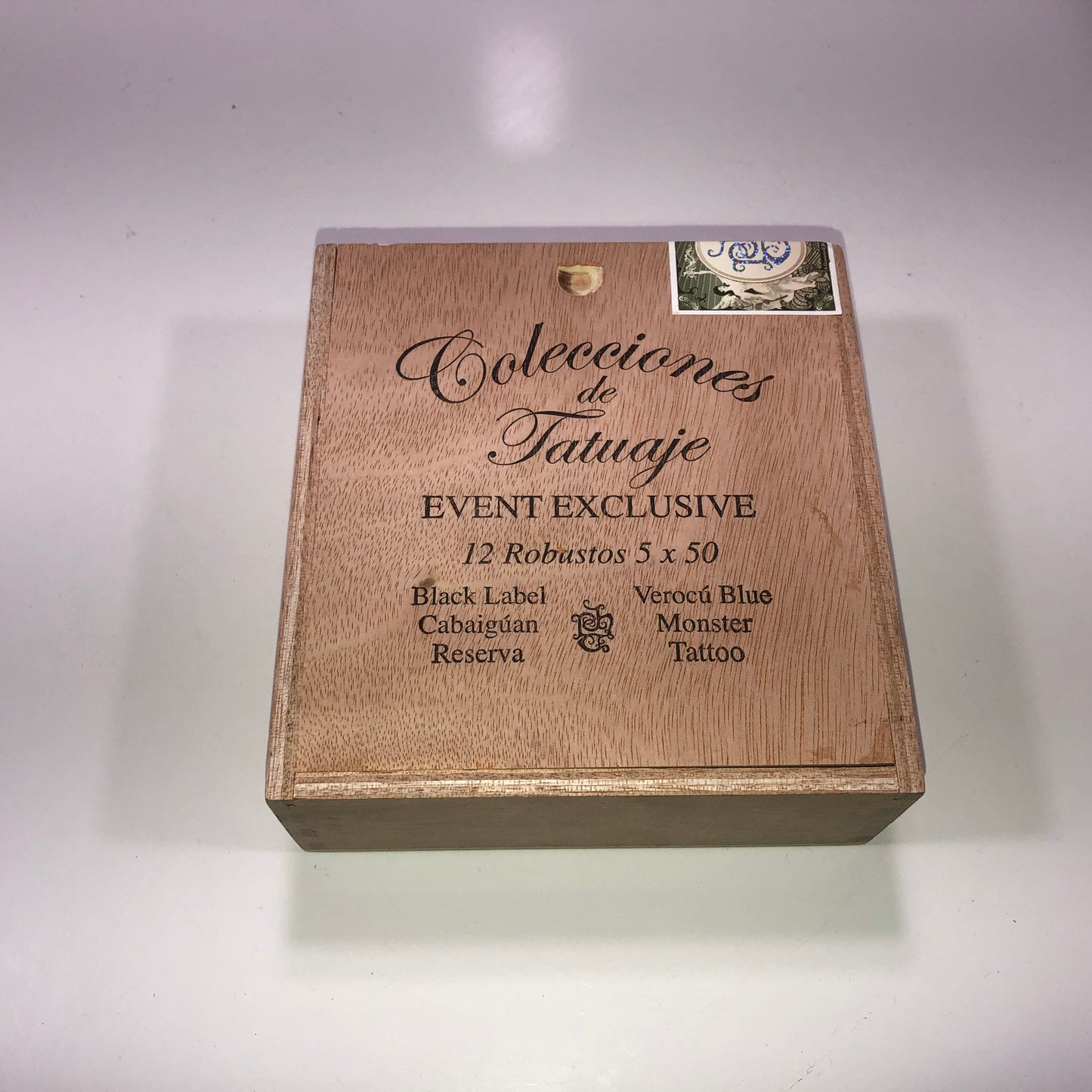 Tatuaje Event Exclusive Empty Wooden Cigar Box 5.25x5.5x2