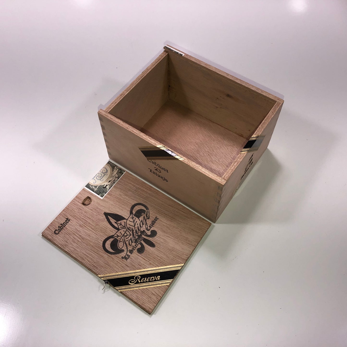 Tatuaje Cabinet 7th Empty Wooden Cigar Box 5x6.25x3.5