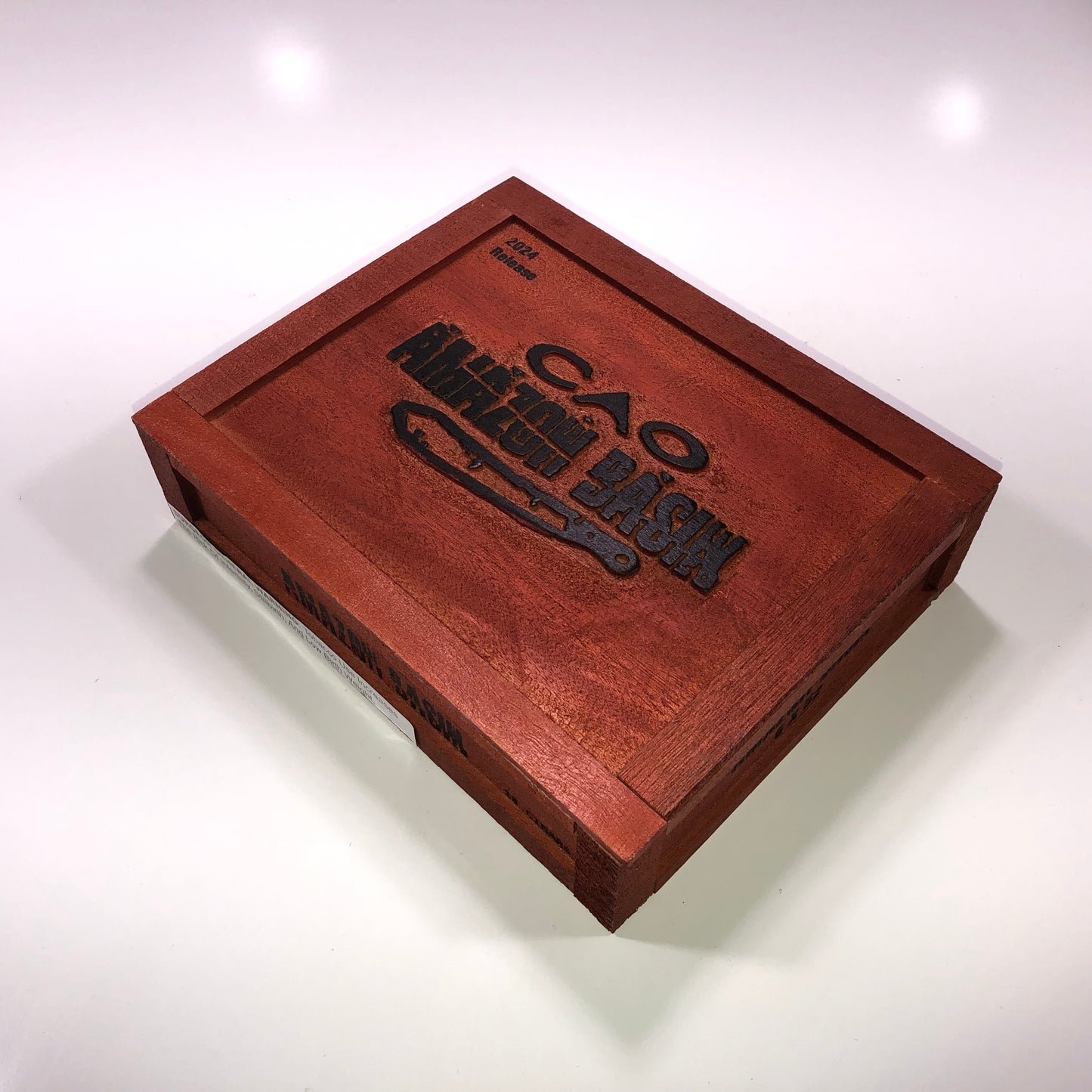 Cao Amazon Basin Empty Wooden Cigar Box 8.75x7x2.25