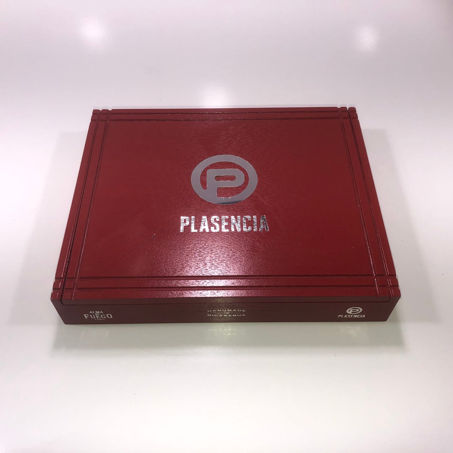 Plasencia Alma Fuego Concepcion Empty Wooden Cigar Box 10x8.25x1.5