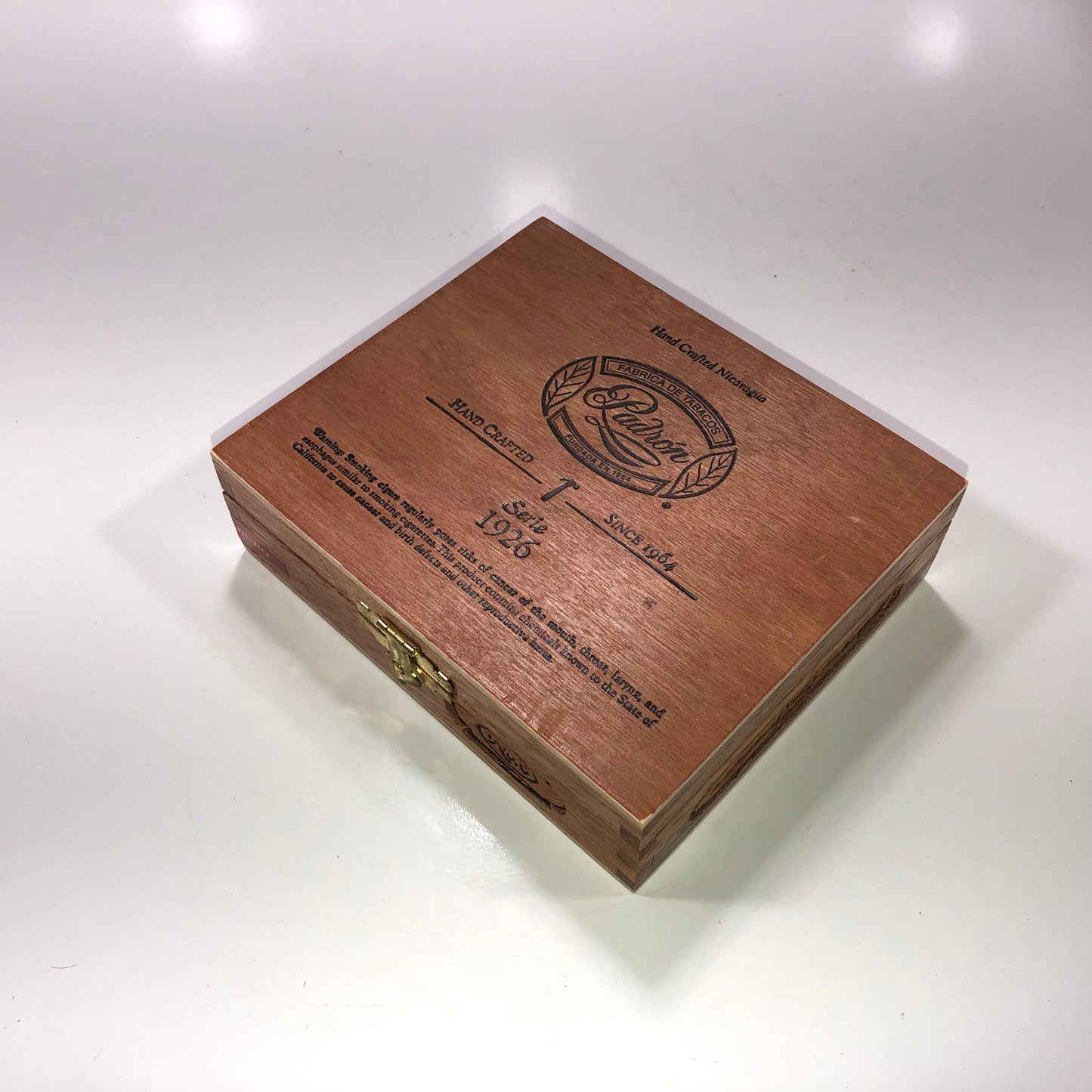 Padron 1926 No6 Empty Wooden Cigar Box 5.75x4.75x1.75