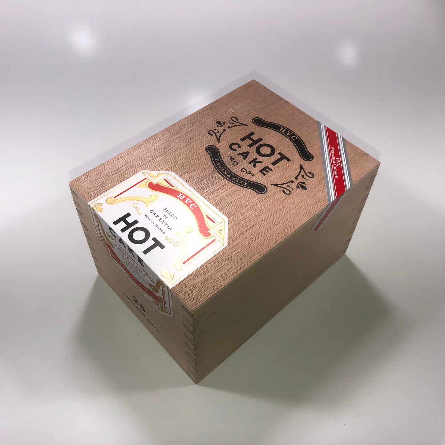 HVC Hot Cake Laguitos No5 Empty Wooden Cigar Box 5.25x7.25x4.75