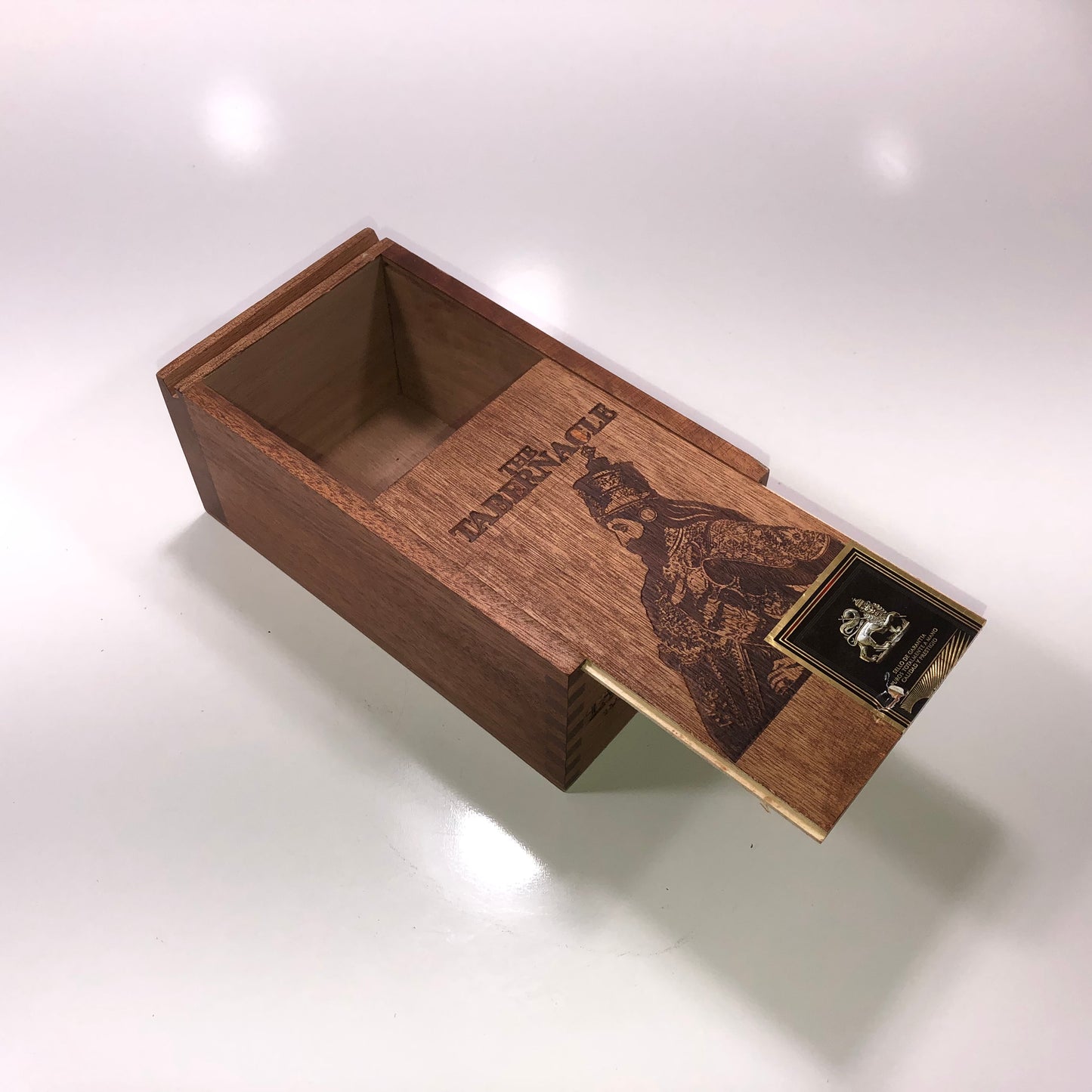 Tabernacle Lancero Empty Wooden Cigar Box 4.5x8.25x3.5