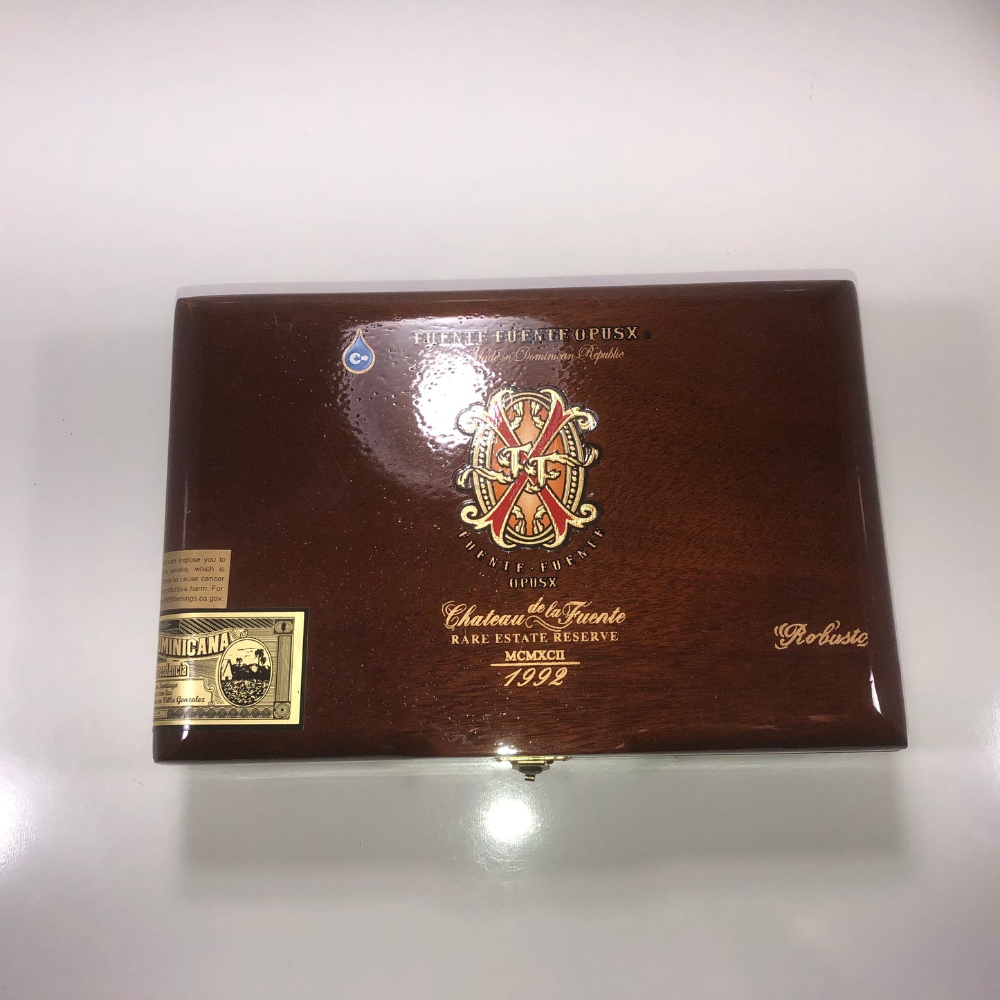 Arturo Fuente Opus X Robusto Empty Wooden Cigar Box 9.5x6.25x3