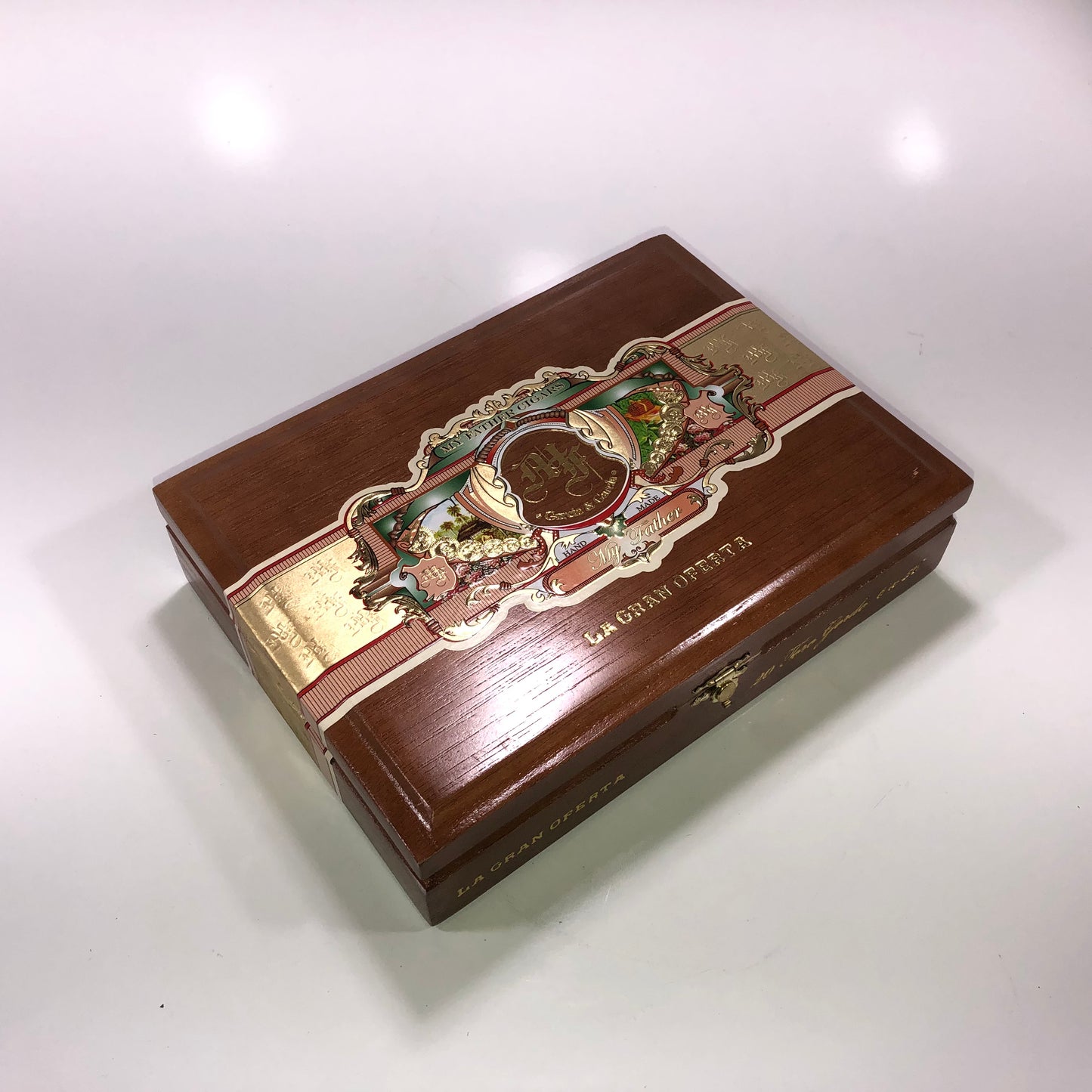 My Father Cigars La Gran Oferta Toro Gordo Empty Wooden Cigar Box 9.5x7x2.25