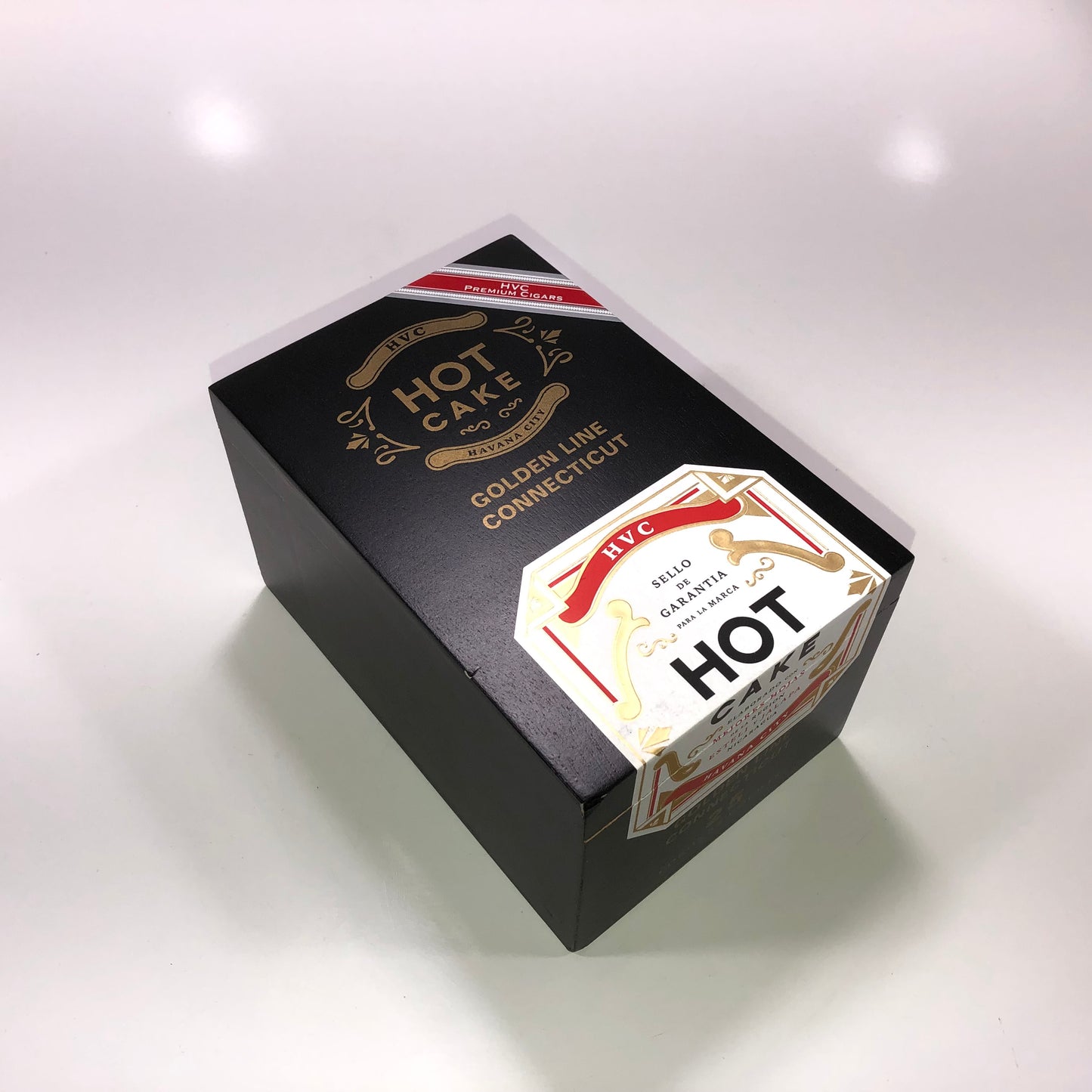 HVC Hot Cake Corona Gorda Empty Wooden Cigar Box 4.5x6.75x3.75