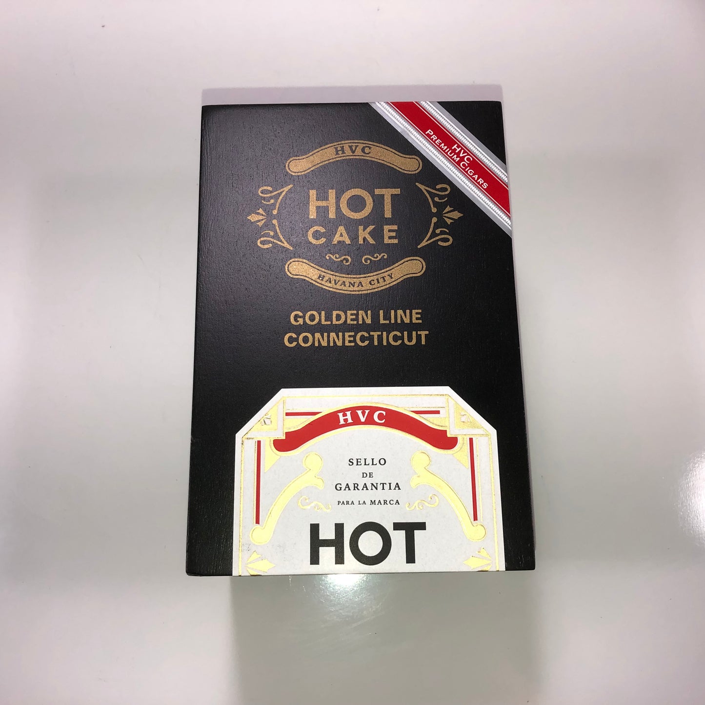 HVC Hot Cake Corona Gorda Empty Wooden Cigar Box 4.5x6.75x3.75