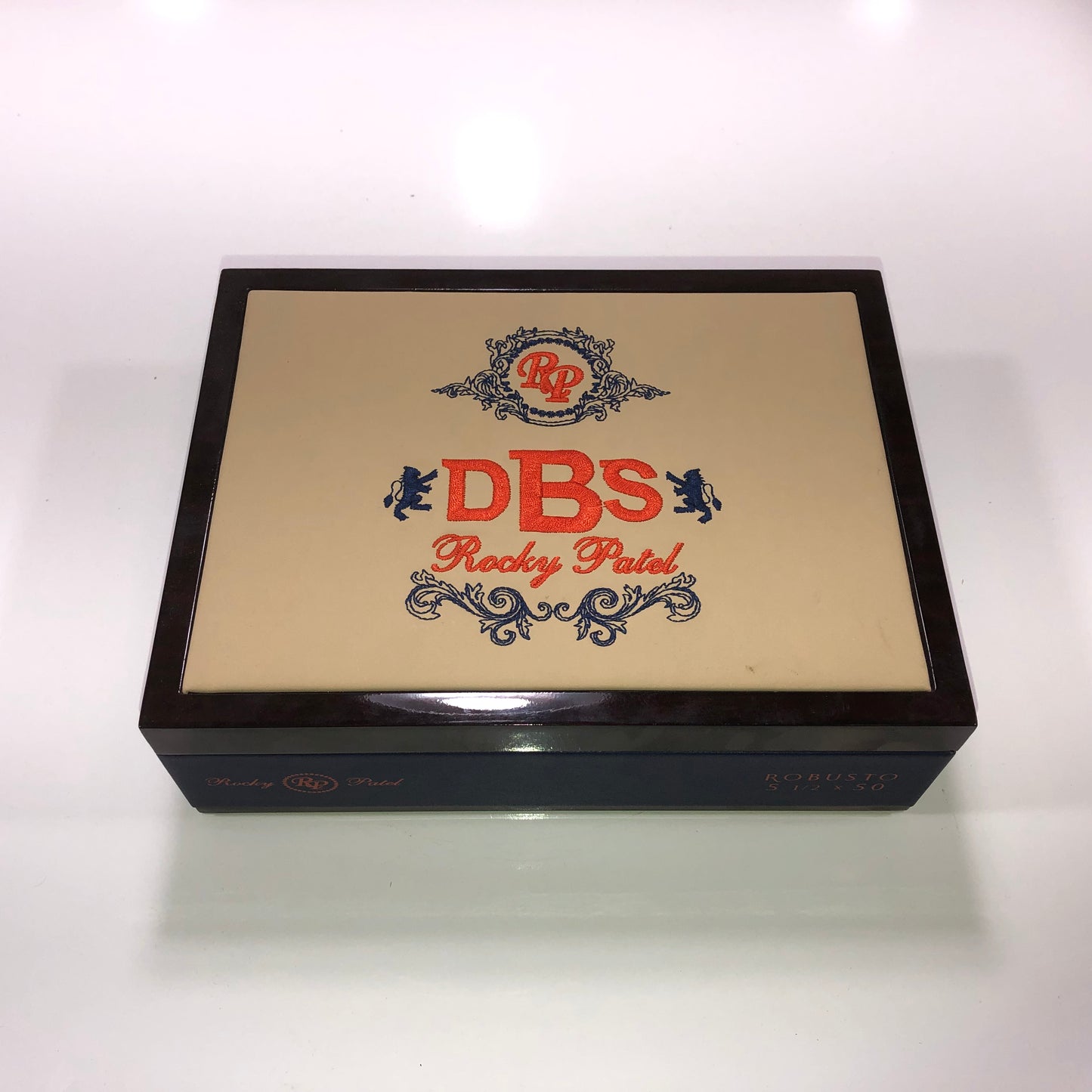 Rocky Patel DBS Robusto Empty Wooden Cigar Box 8.5x6.5x3.5