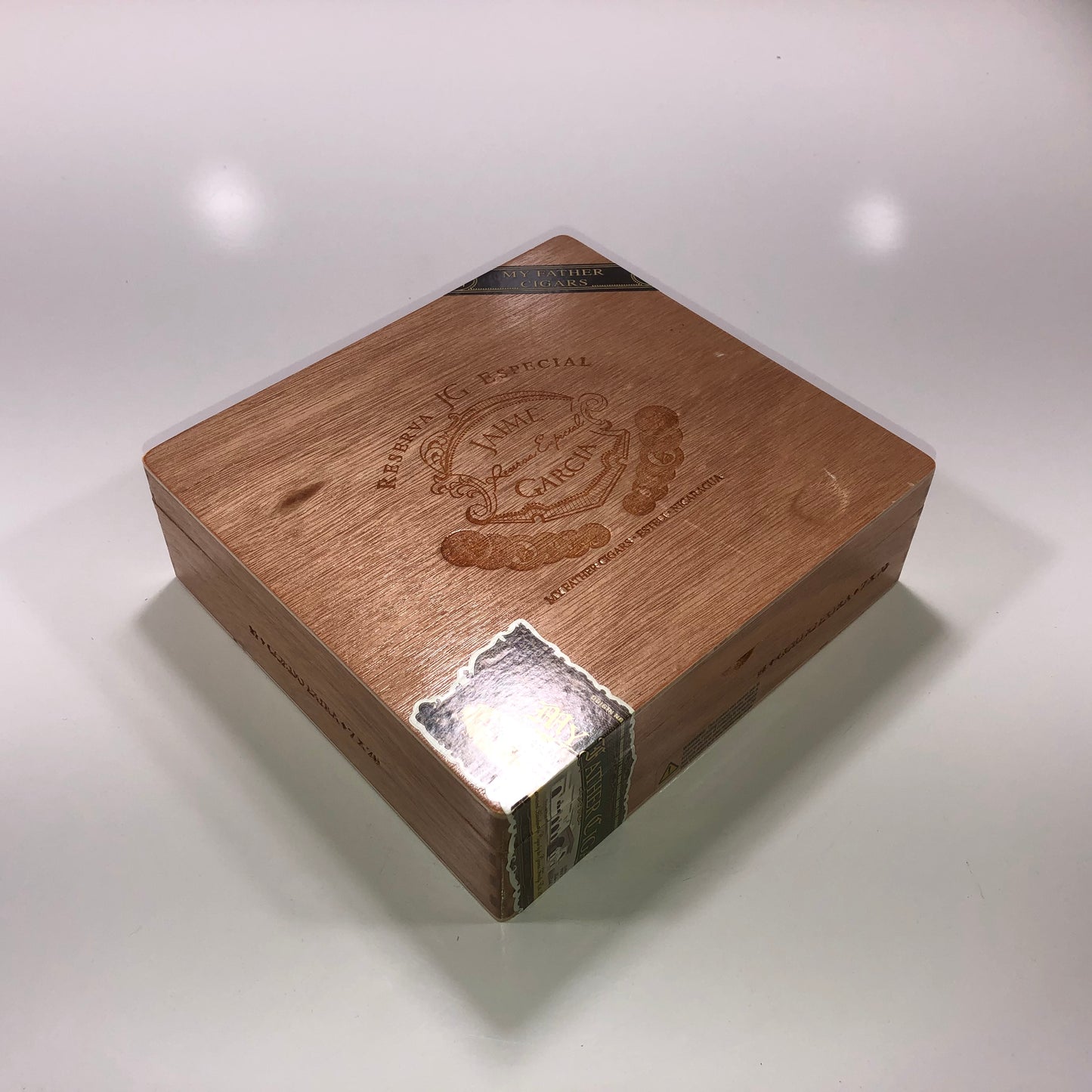 Jaime Garcia Gordo Extra Empty Wooden Cigar Box 8.5x8x2.5