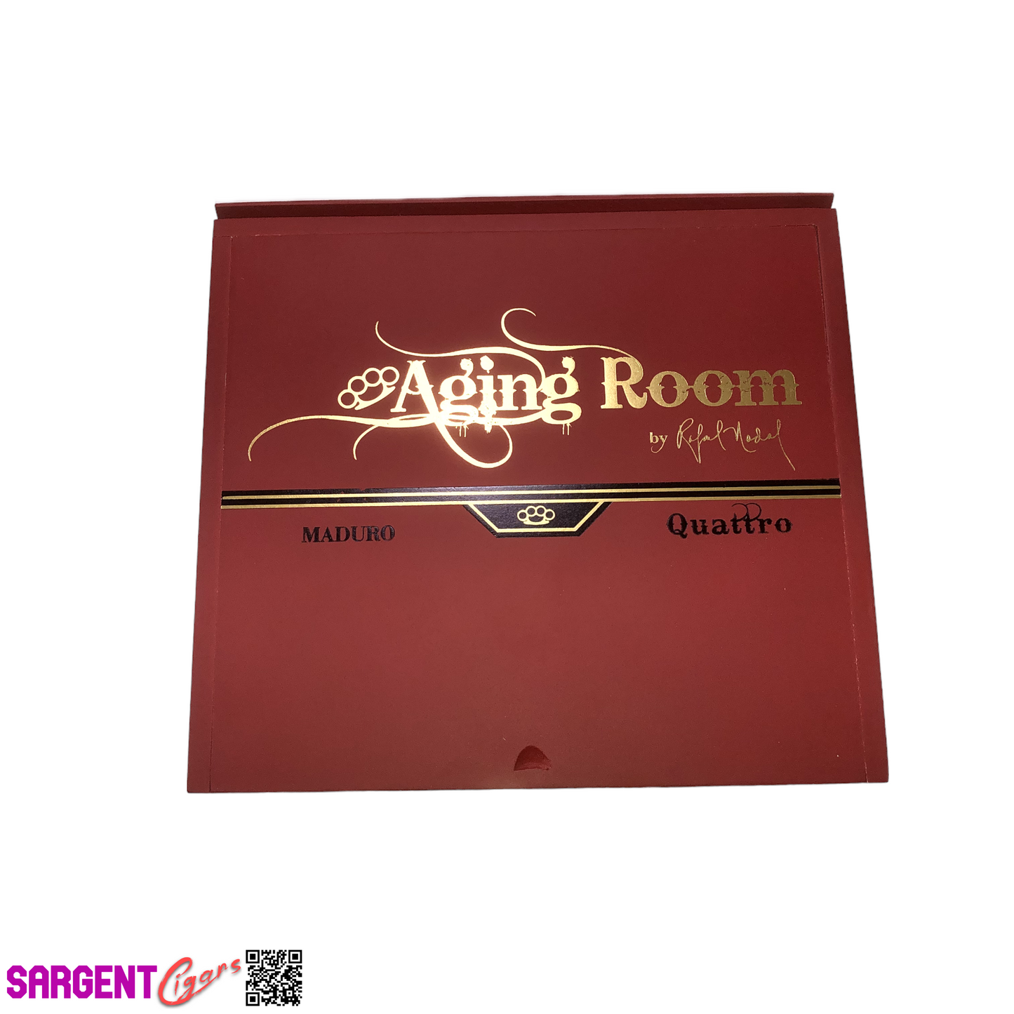 Aging Room Quattro Maduro Empty Wooden Cigar Box 8.5x8x1.5