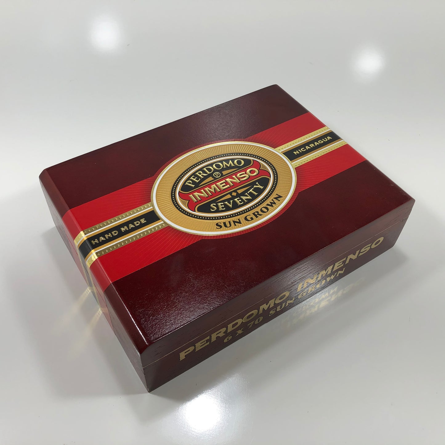 Perdomo Inmenso 6x70 Sungrown Empty Wooden Cigar Box 9.75x7x3