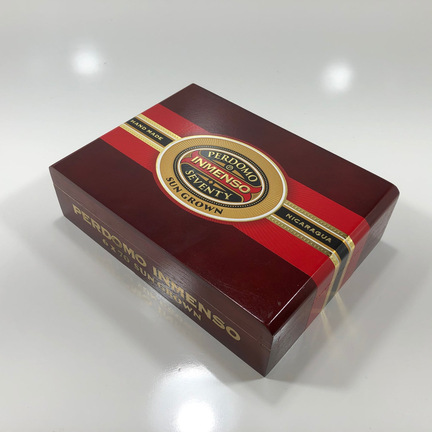 Perdomo Inmenso 6x70 Sungrown Empty Wooden Cigar Box 9.75x7x3