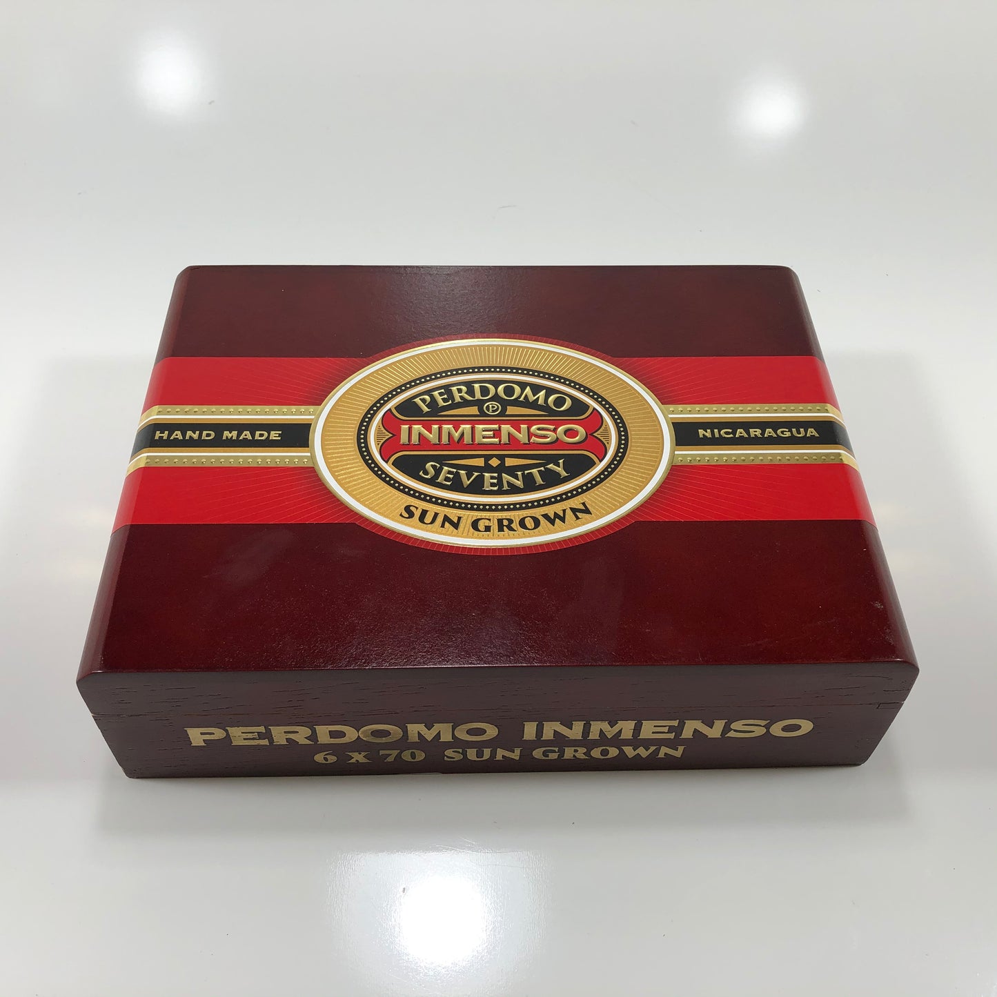 Perdomo Inmenso 6x70 Sungrown Empty Wooden Cigar Box 9.75x7x3