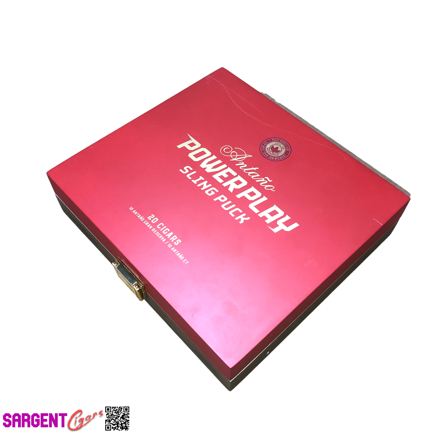 Joya De Nicaragua Power Play Empty Wooden Cigar Box 9.5x8.5x2.25