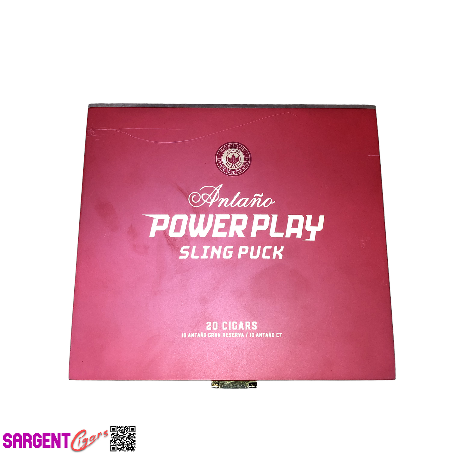 Joya De Nicaragua Power Play Empty Wooden Cigar Box 9.5x8.5x2.25