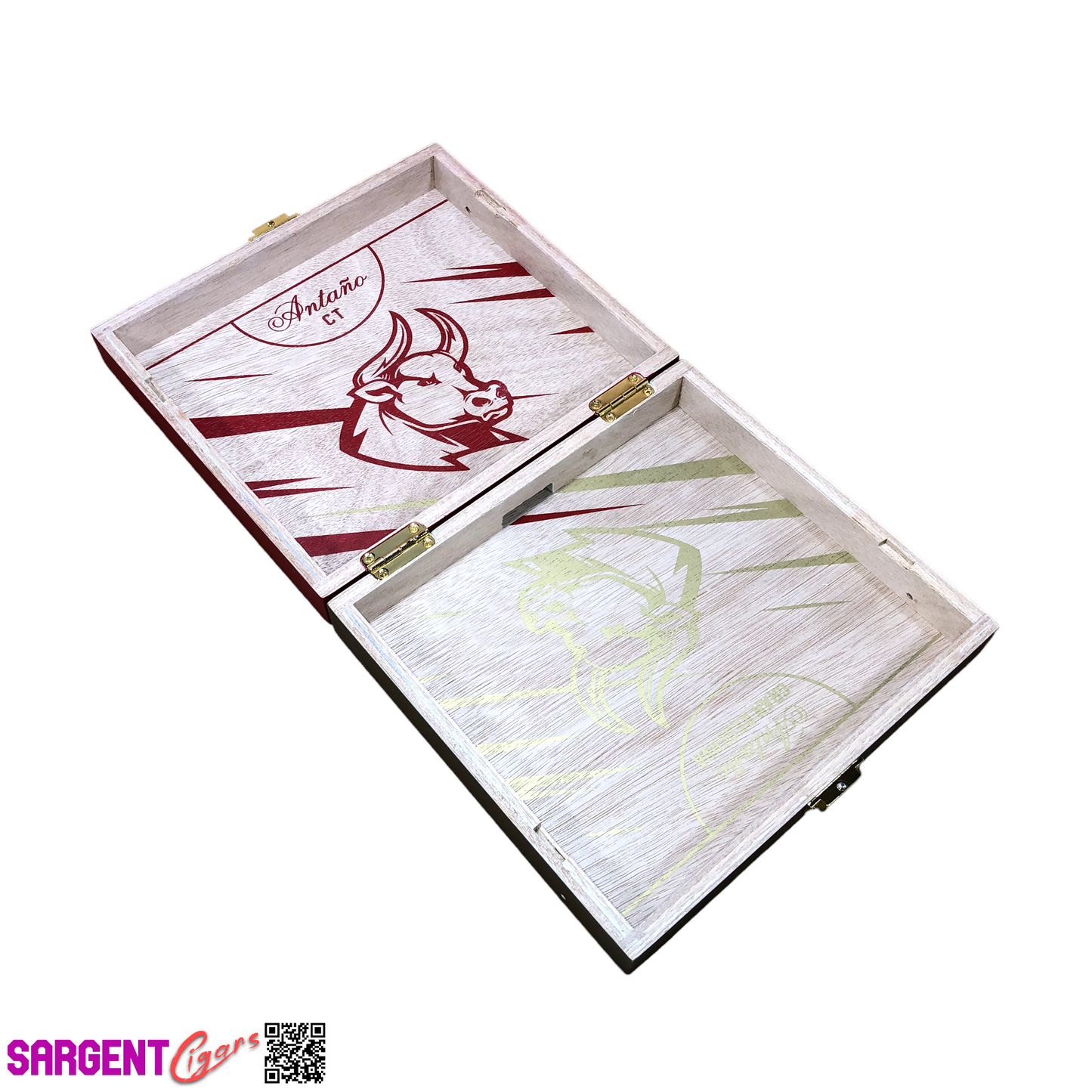 Joya De Nicaragua Power Play Empty Wooden Cigar Box 9.5x8.5x2.25