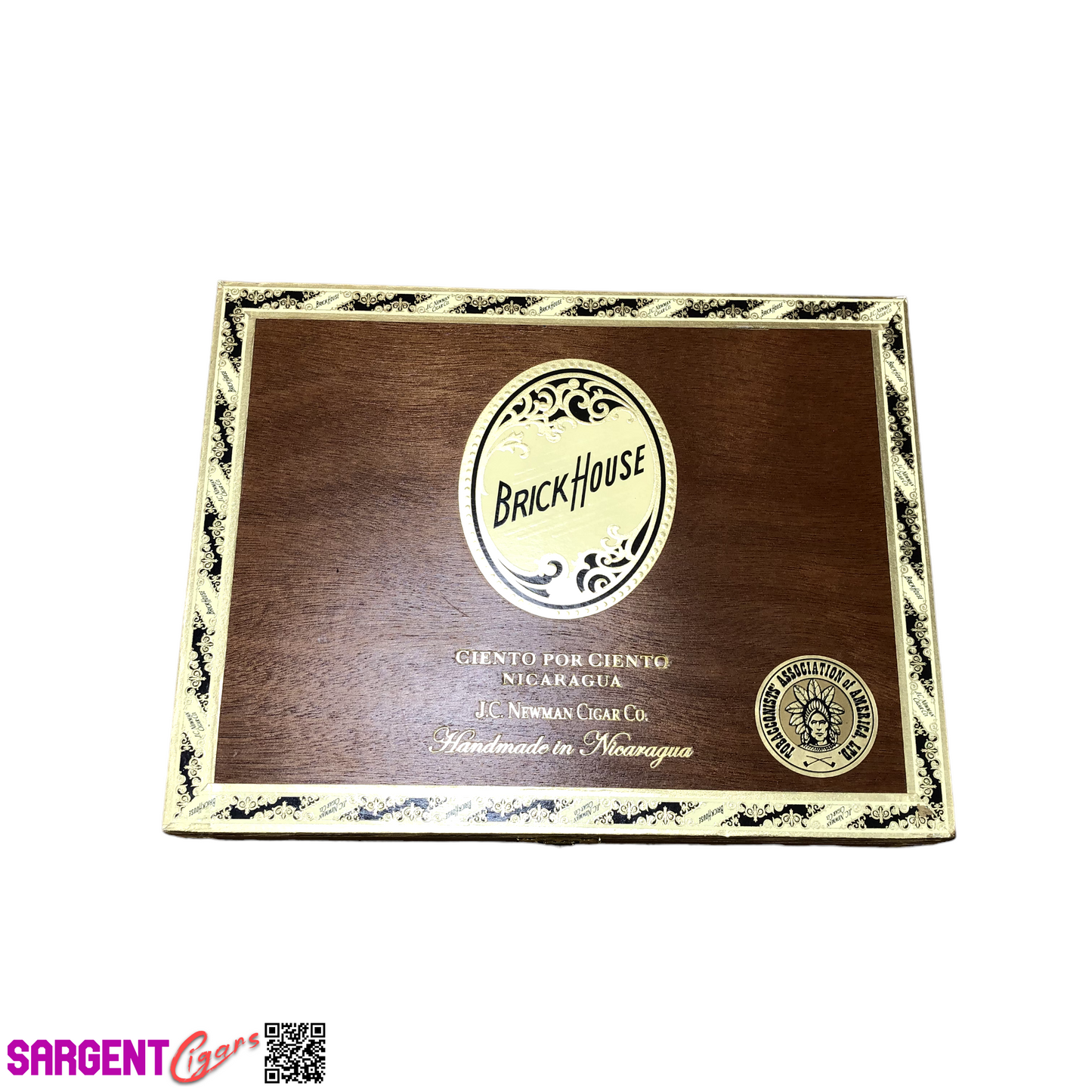 BrickHouse Toro Empty Wooden Cigar Box 9.25x7.25x1.75