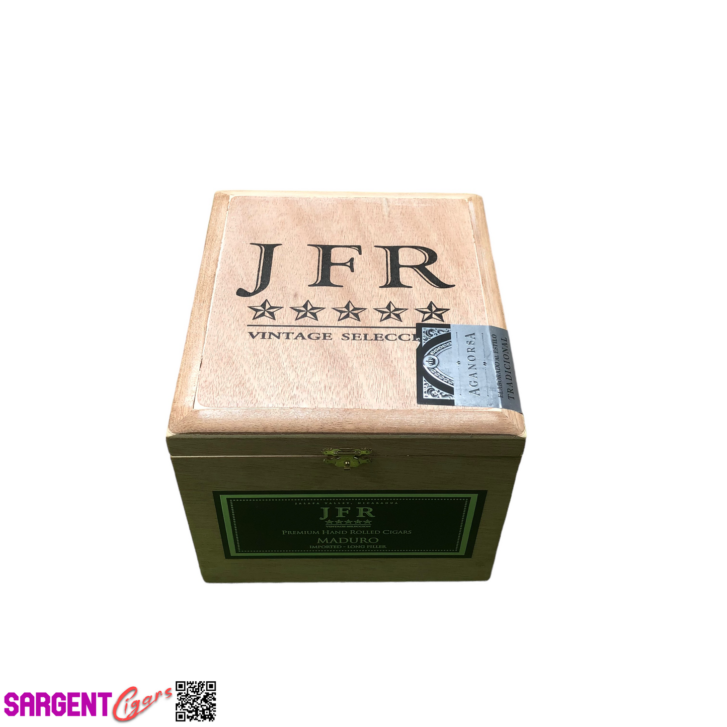 JFR Titan Empty Wooden Cigar Box 7.25x8.25x6.25 (1)