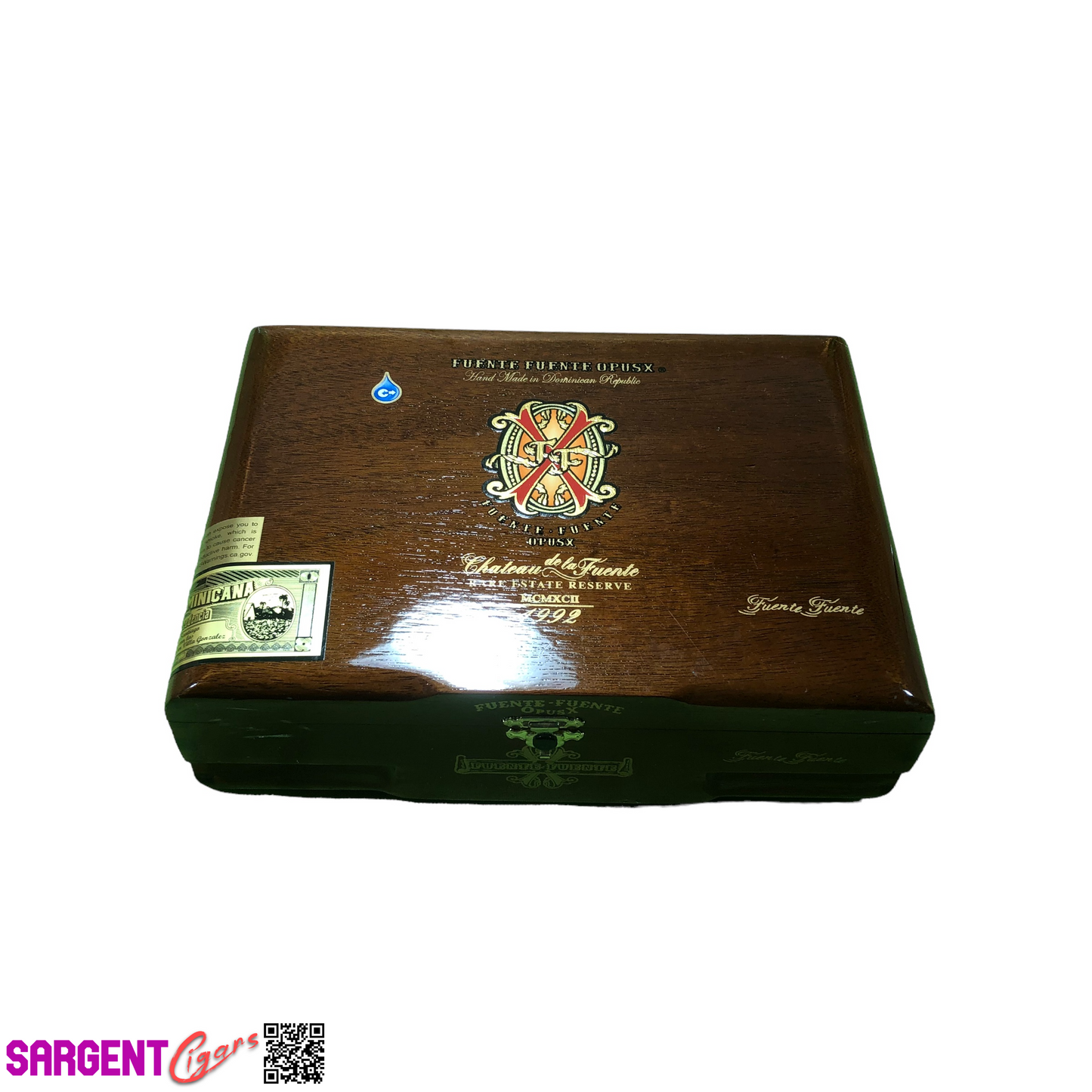 Arturo Fuente Opus X Fuente Fuente Empty Wooden Cigar Box 9.5x6.75x2.75