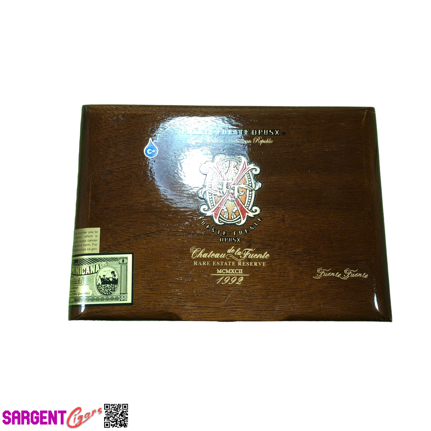 Arturo Fuente Opus X Fuente Fuente Empty Wooden Cigar Box 9.5x6.75x2.75