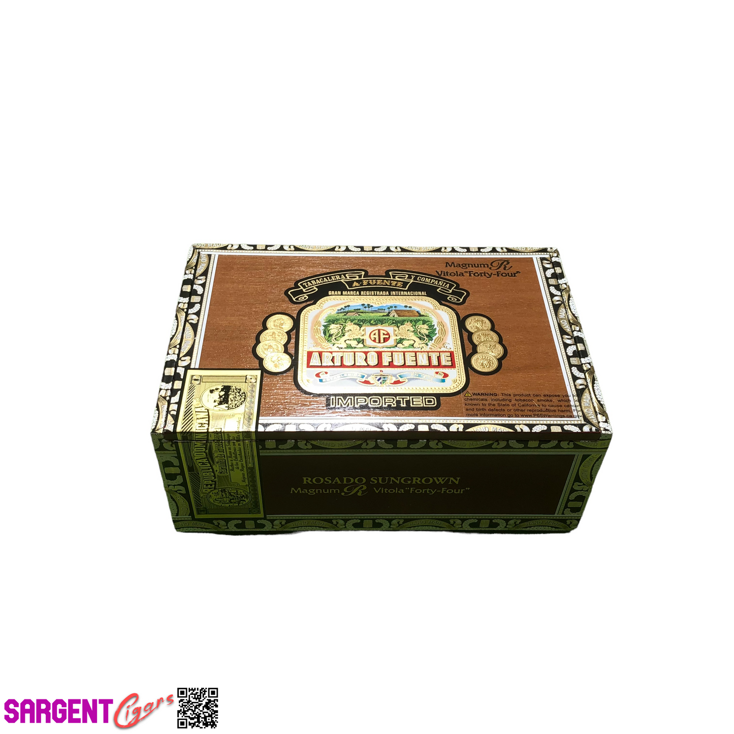 Arturo Fuente Rosado 44 Empty Cigar Box 8.25x5.5x3.25