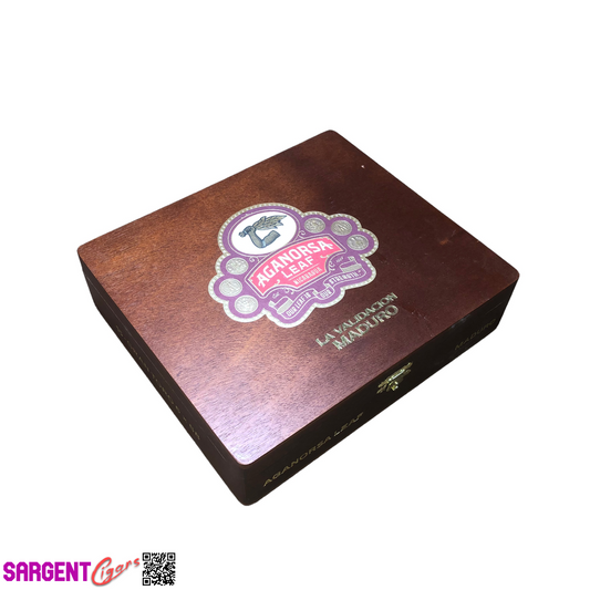 Aganorsa Leaf Validacion Maduro Gran Toro Empty Wooden Cigar Box 8.25x7.25x2