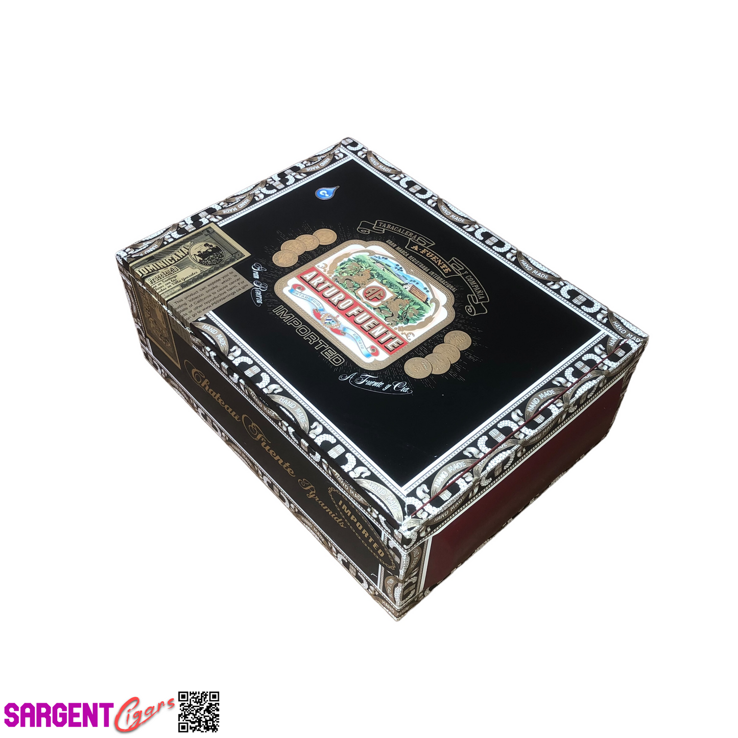 Arturo Fuente Chateau Pyramids Empty Cigar Box 9x6.75x3.25