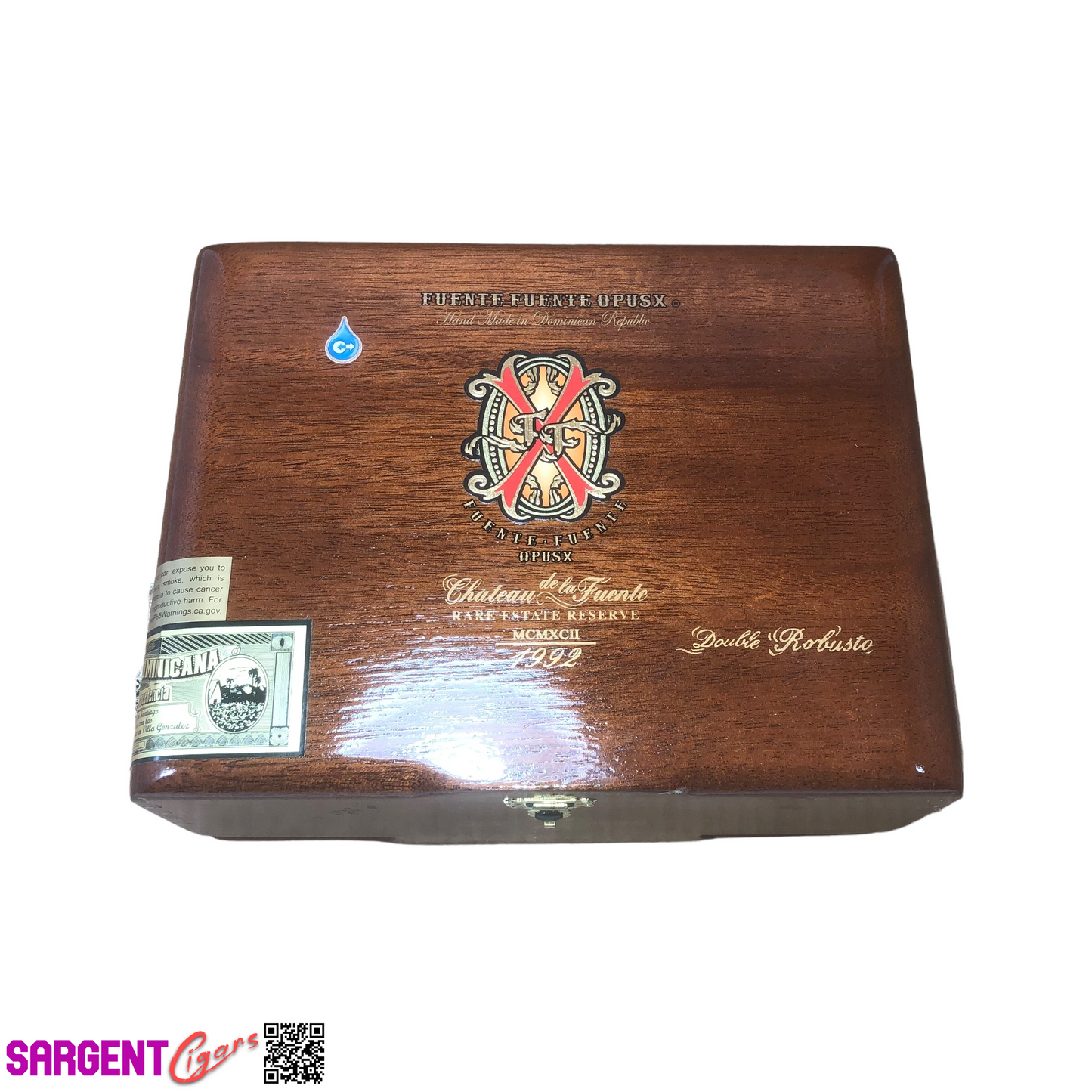 Arturo Fuente Opus X Double Robusto Empty Wooden Cigar Box 9.25x7x4.5