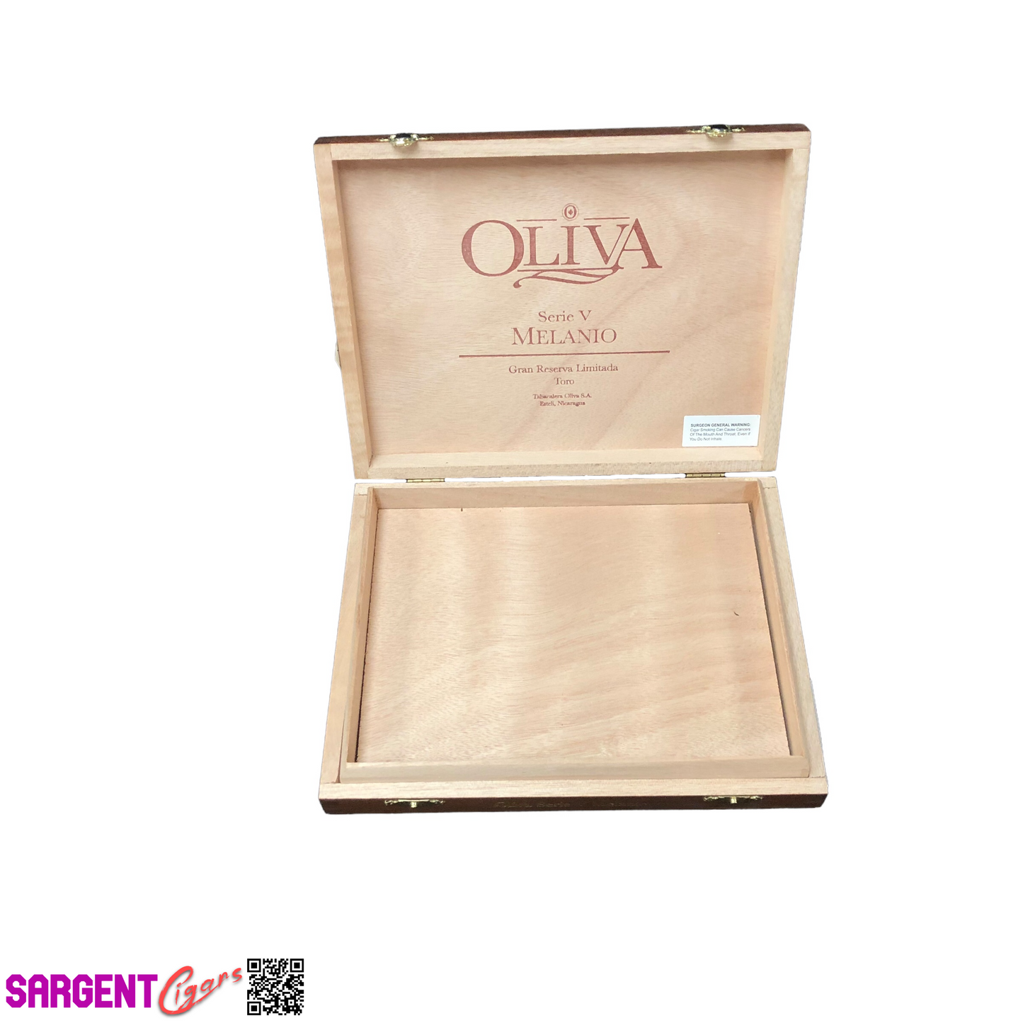 Oliva Serie V Melanio Toro Empty Wooden Cigar Box 9x7x1.5