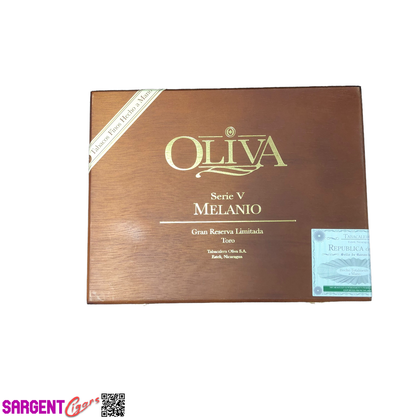 Oliva Serie V Melanio Toro Empty Wooden Cigar Box 9x7x1.5