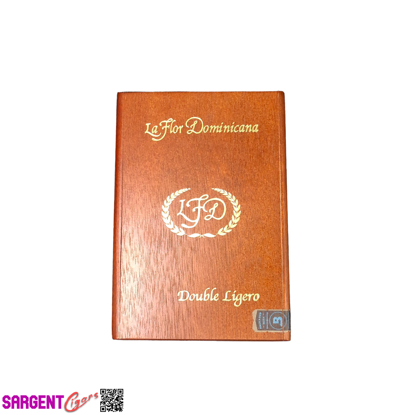 LFD DL654 Empty Wooden Cigar Box 4.75x7x3.5