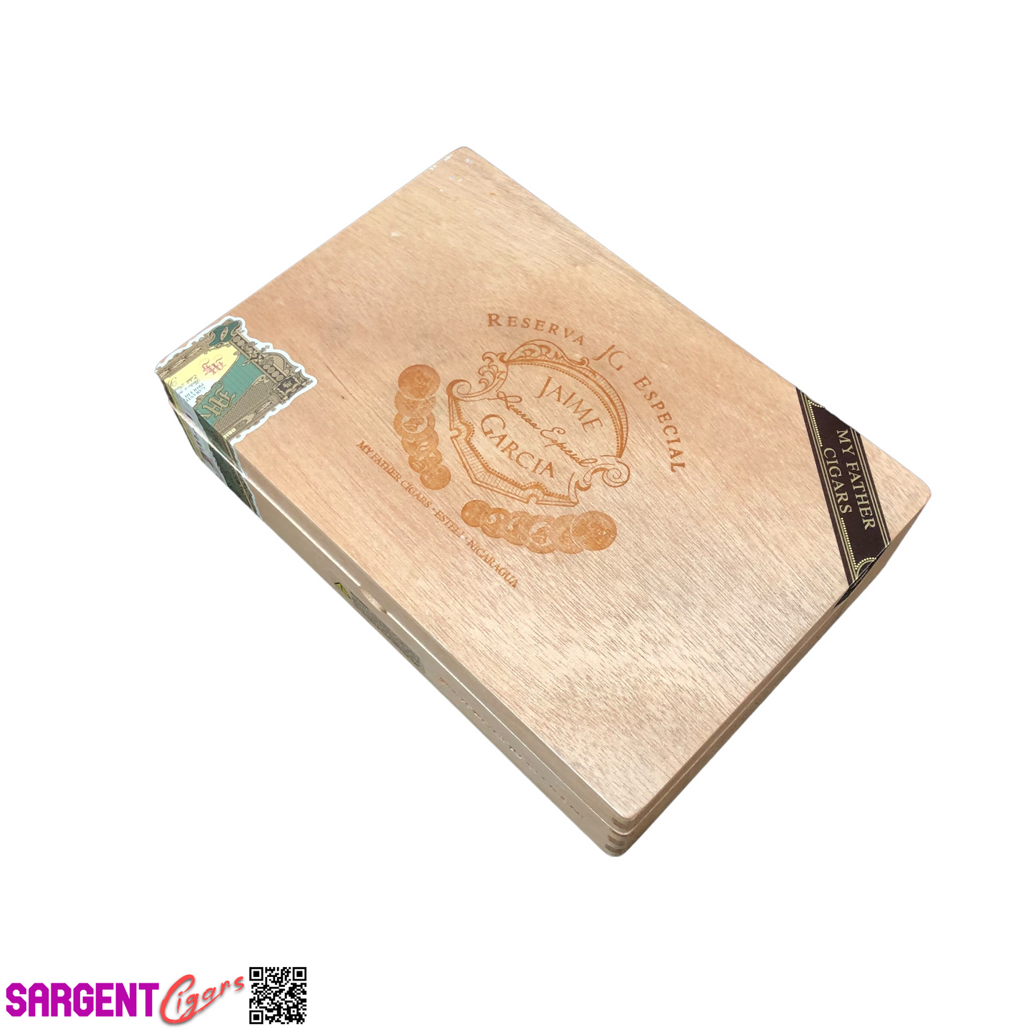 Jaime Garcia Toro Gordo Empty Wooden Cigar Box 10.25x7x2.5