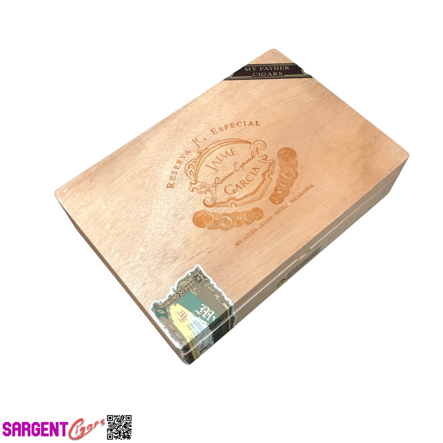 Jaime Garcia Toro Gordo Empty Wooden Cigar Box 10.25x7x2.5