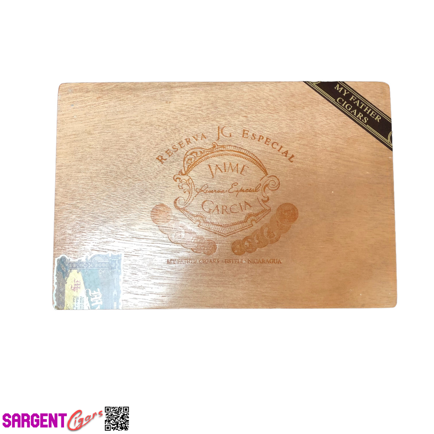 Jaime Garcia Toro Gordo Empty Wooden Cigar Box 10.25x7x2.5