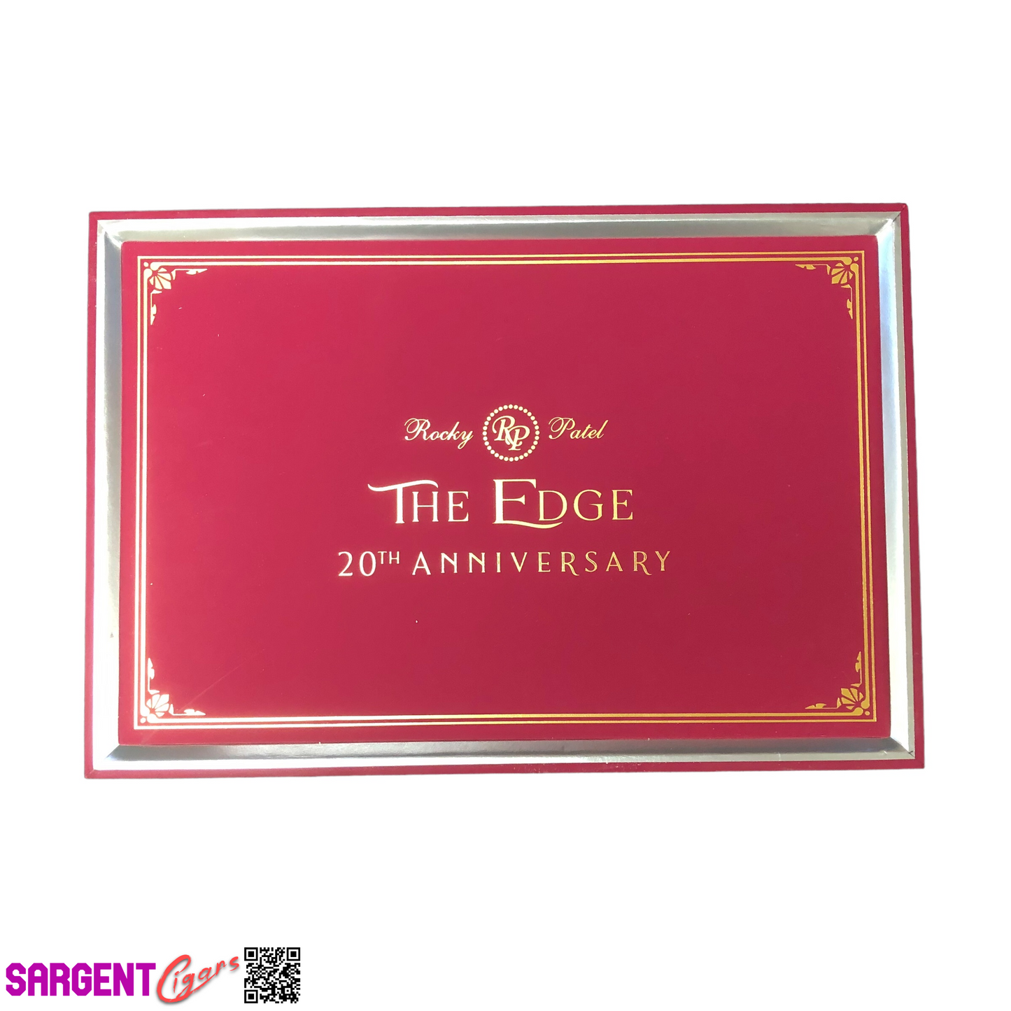 Rocky Patel Edge 20th Sixty Empty Wooden Cigar Box 10.5x7.25x2.5