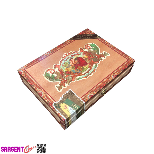 Flor De Las Antillas Belicoso Empty Wooden Cigar Box 9x6.5x2