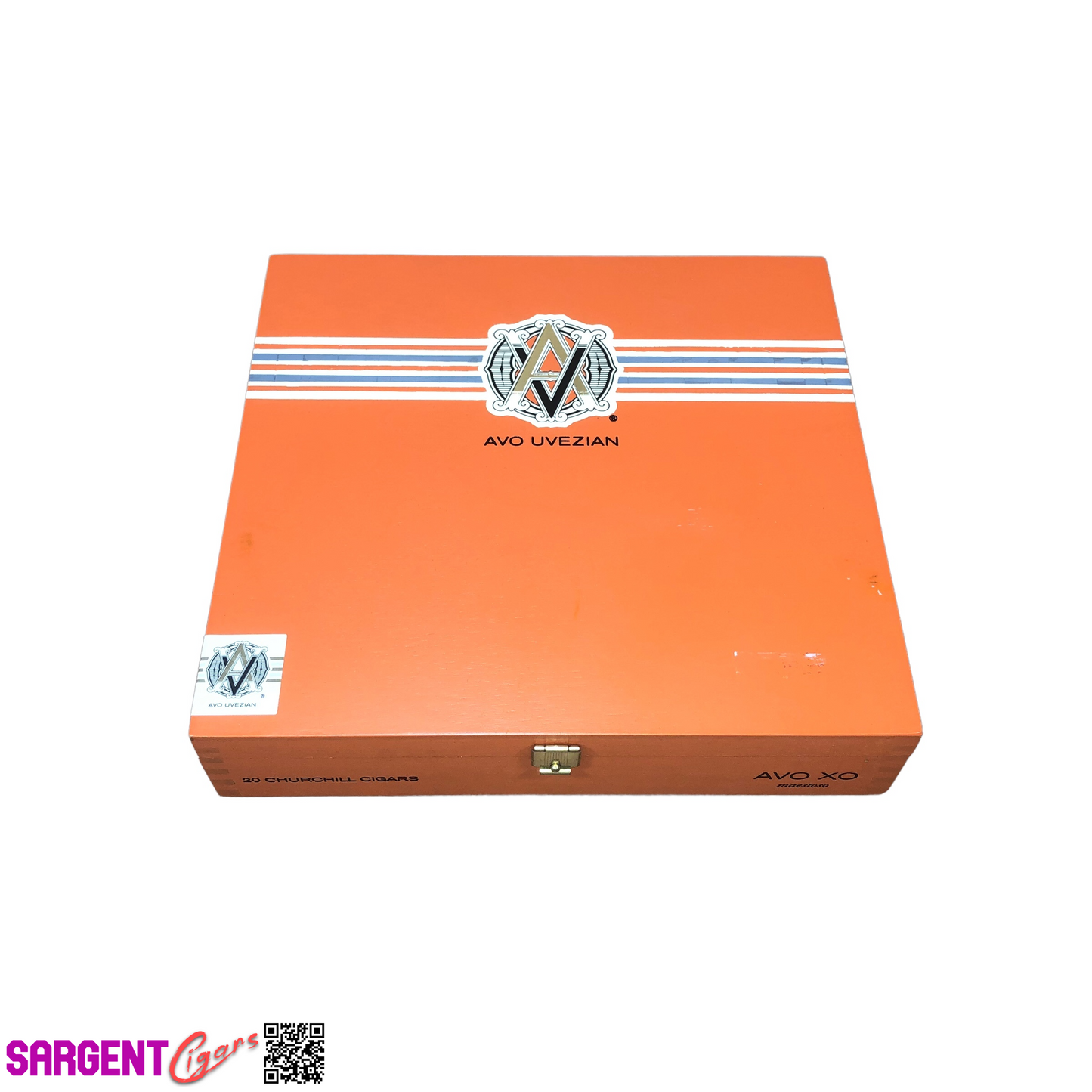 Avo Xo Churchill Empty Wooden Cigar Box 8.5x8x1.75 (1)