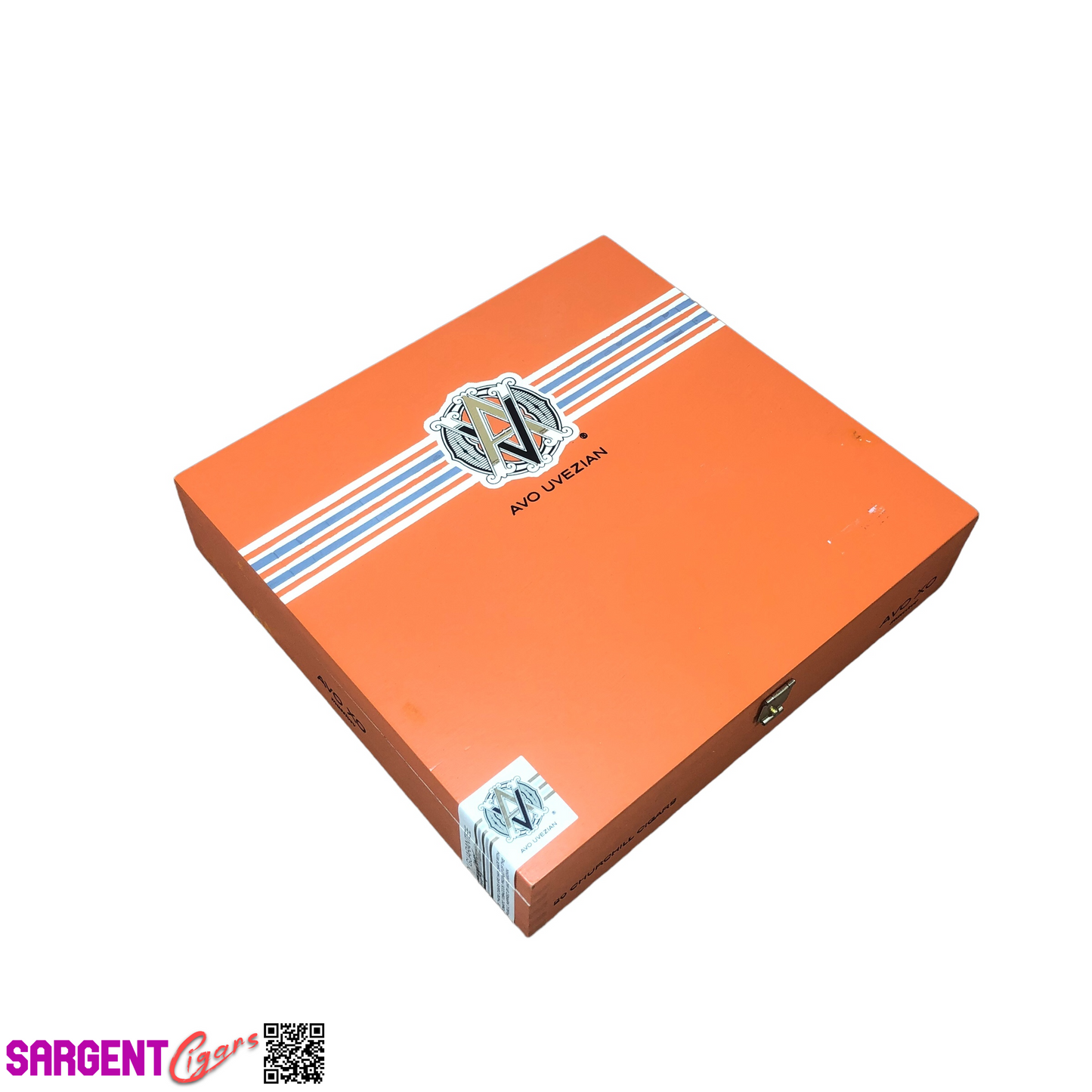 Avo Xo Churchill Empty Wooden Cigar Box 8.5x8x1.75 (1)