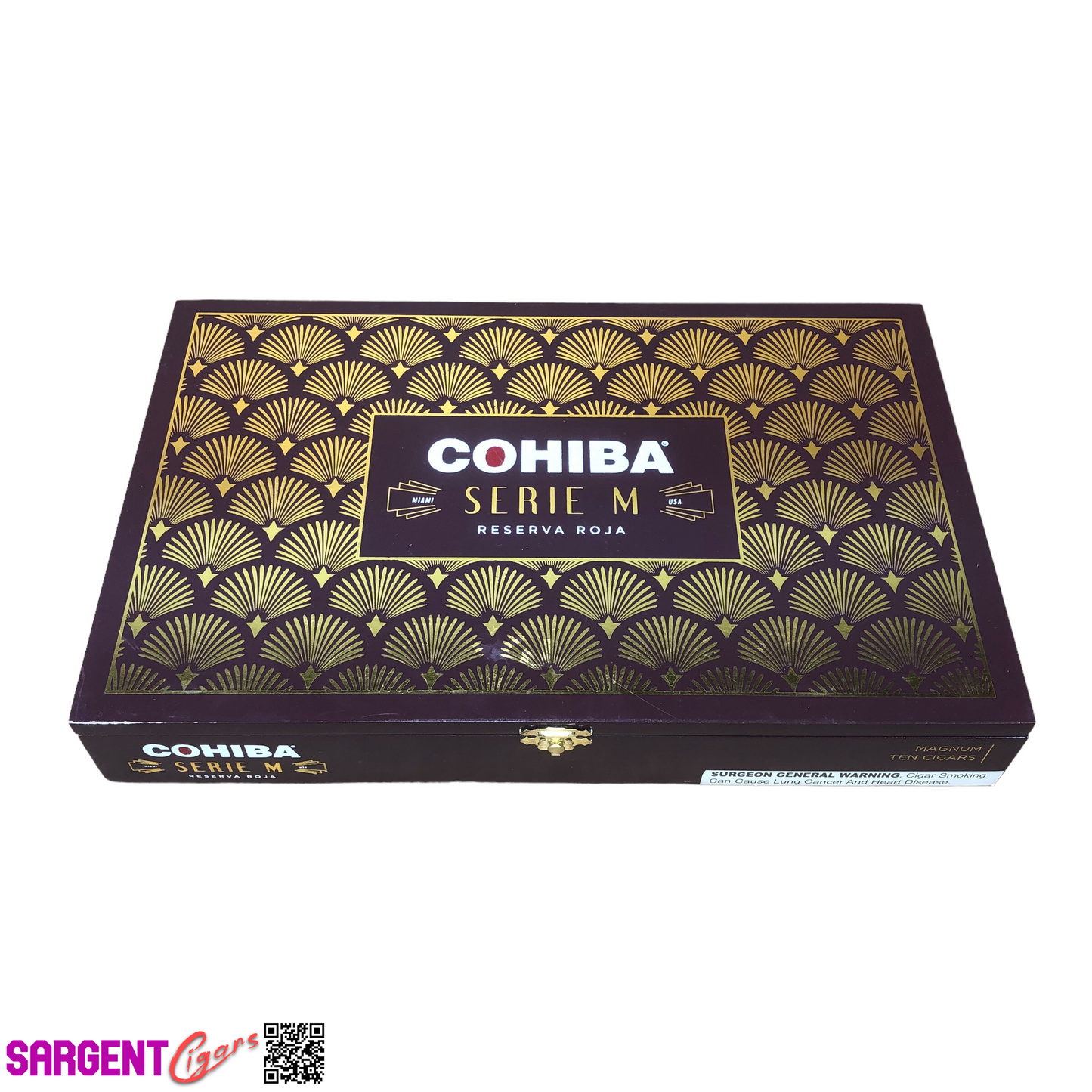 Cohiba Serie M Magnum Empty Wooden Cigar Box 13.25x8.5x2