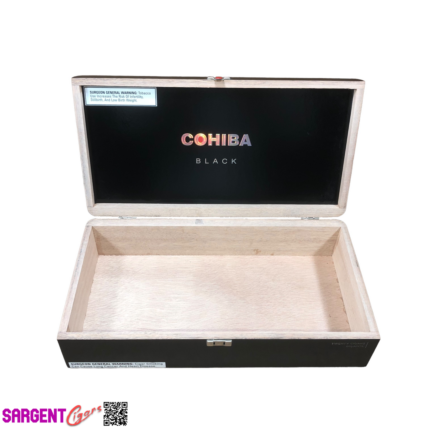 Cohiba Black Gigante Empty Wooden Cigar Box 14.25x7.5x3.25