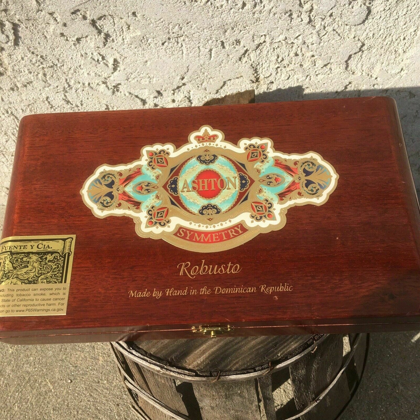 Ashton Symmetry Sublime Empty Wooden Cigar Box 11.5x7x2