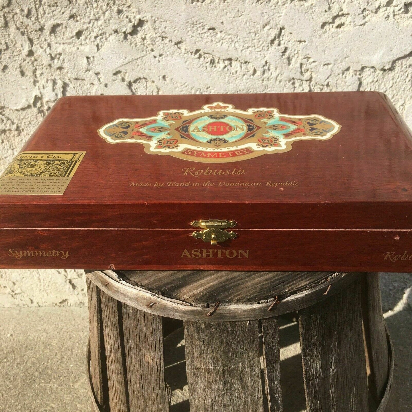 Ashton Symmetry Sublime Empty Wooden Cigar Box 11.5x7x2