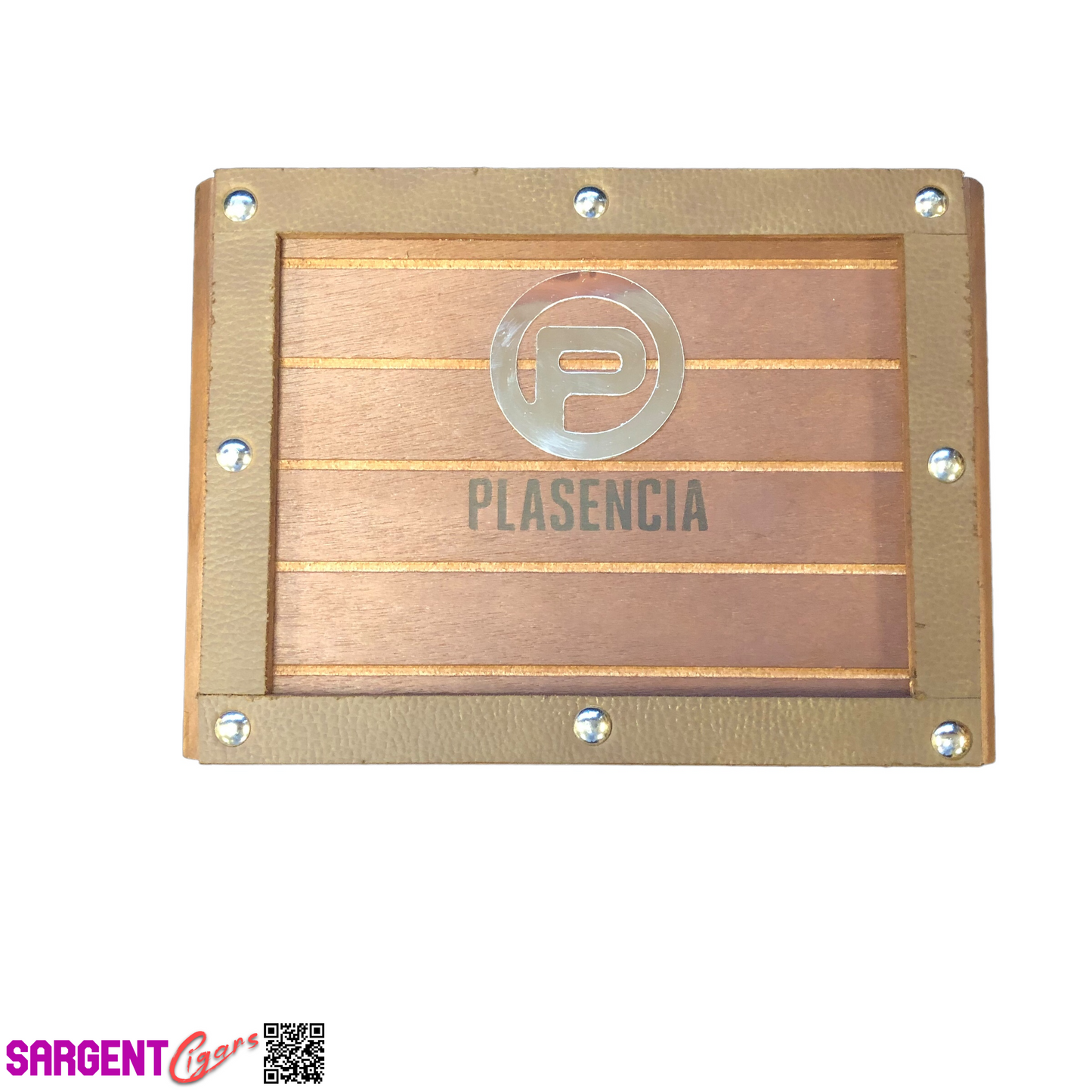 Plasencia Reserva Cortez Empty Wooden Cigar Box 9.5x7x1.5