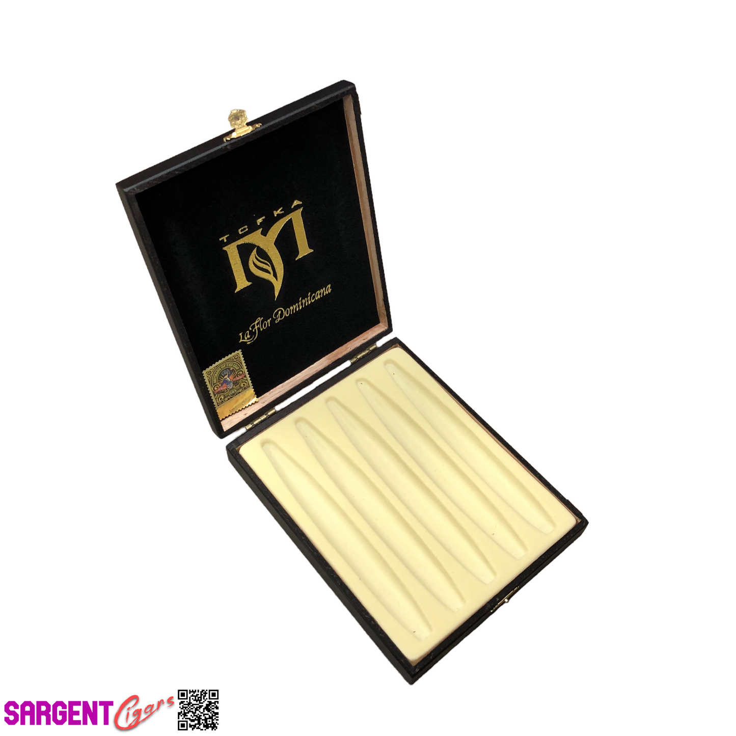 LFD TCFKA Empty Wooden Cigar Box 6.5x8x1